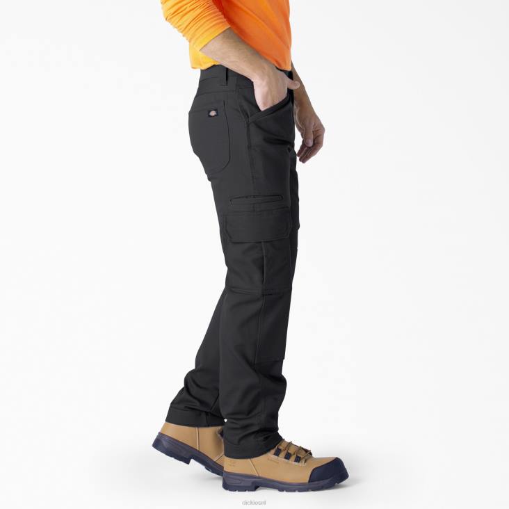 Heren Dickies duratech ranger ripstop cargobroek zwart (bk) kleding 6F0X66