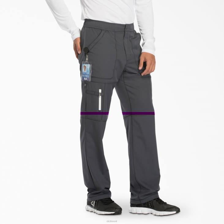 Heren Dickies dynamix cargo scrub broek tin grijs (bank) kleding 6F0X1280