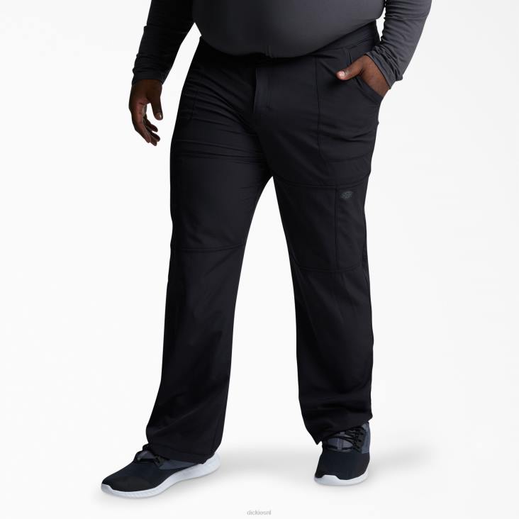 Heren Dickies dynamix cargo scrub broek zwart (zwart) kleding 6F0X1271