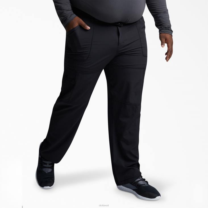 Heren Dickies dynamix cargo scrub broek zwart (zwart) kleding 6F0X1271