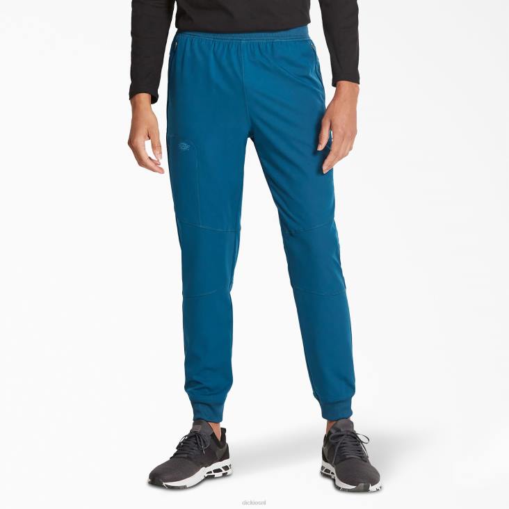 Heren Dickies dynamix joggingbroek met natuurlijke taille caribisch blauw (crb) kleding 6F0X1395
