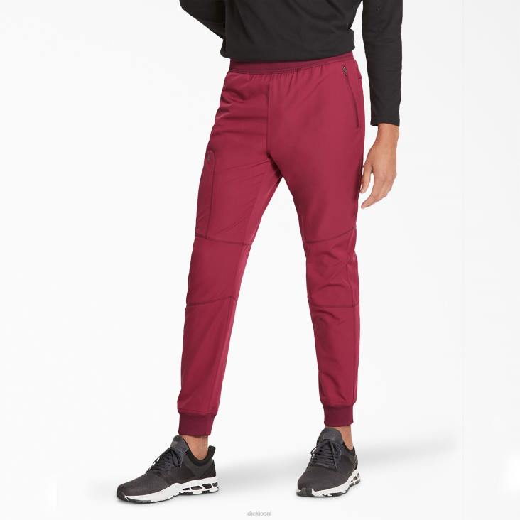 Heren Dickies dynamix joggingbroek met natuurlijke taille wijn (winnen) kleding 6F0X1399