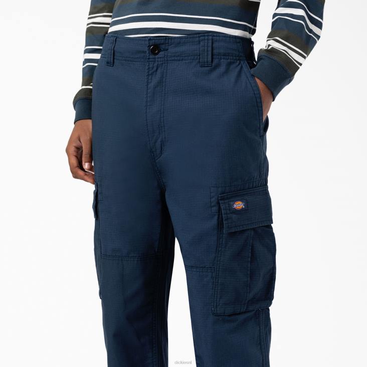 Heren Dickies eagle bend relaxed fit cargobroek met dubbele knie luchtmacht blauw (af) kleding 6F0X204