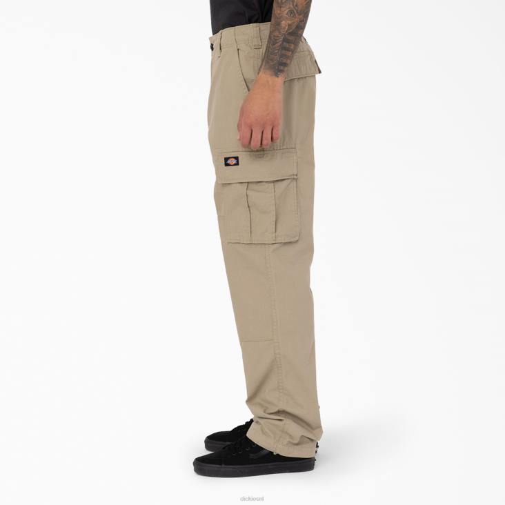 Heren Dickies eagle bend relaxed fit cargobroek met dubbele knie woestijnzand (ds) kleding 6F0X206