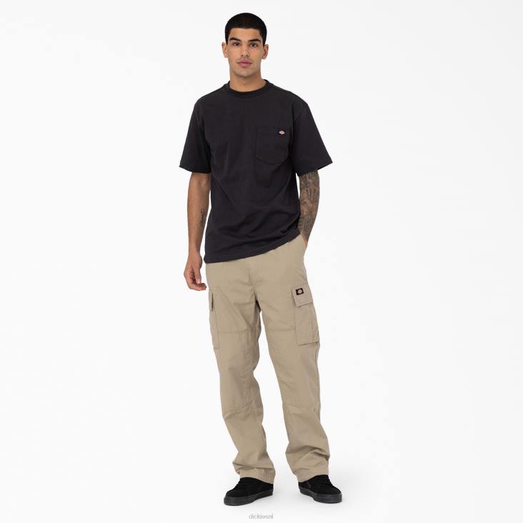 Heren Dickies eagle bend relaxed fit cargobroek met dubbele knie woestijnzand (ds) kleding 6F0X206