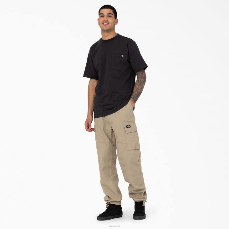 Heren Dickies eagle bend relaxed fit cargobroek met dubbele knie woestijnzand (ds) kleding 6F0X206