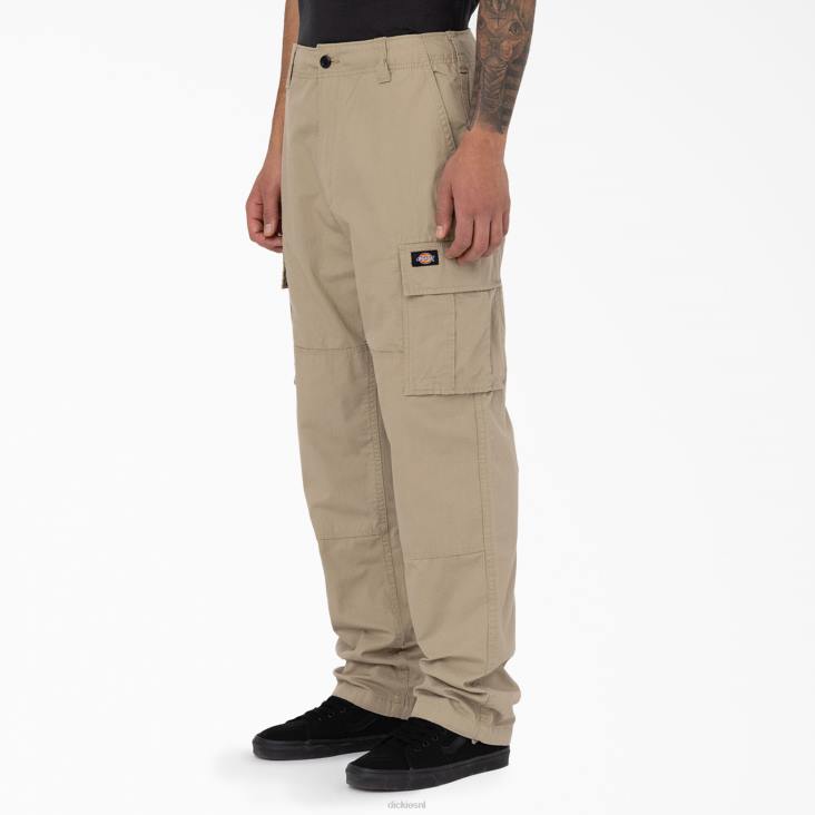 Heren Dickies eagle bend relaxed fit cargobroek met dubbele knie woestijnzand (ds) kleding 6F0X206