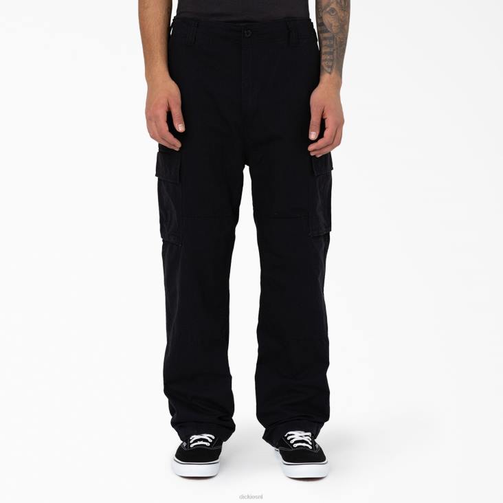 Heren Dickies eagle bend relaxed fit cargobroek met dubbele knie zwart (bkx) kleding 6F0X205