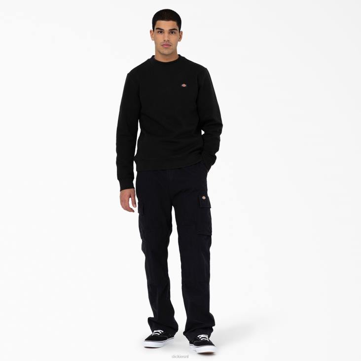 Heren Dickies eagle bend relaxed fit cargobroek met dubbele knie zwart (bkx) kleding 6F0X205