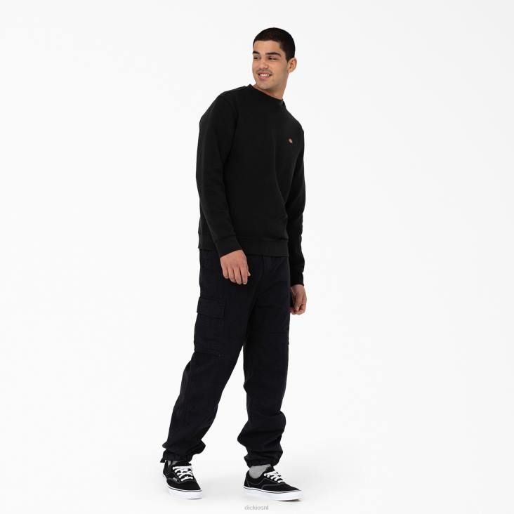 Heren Dickies eagle bend relaxed fit cargobroek met dubbele knie zwart (bkx) kleding 6F0X205