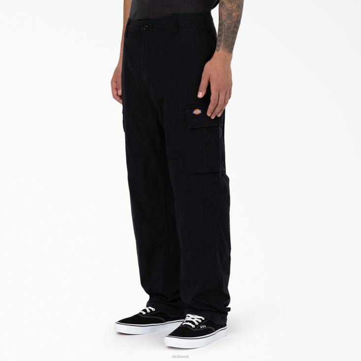 Heren Dickies eagle bend relaxed fit cargobroek met dubbele knie zwart (bkx) kleding 6F0X205