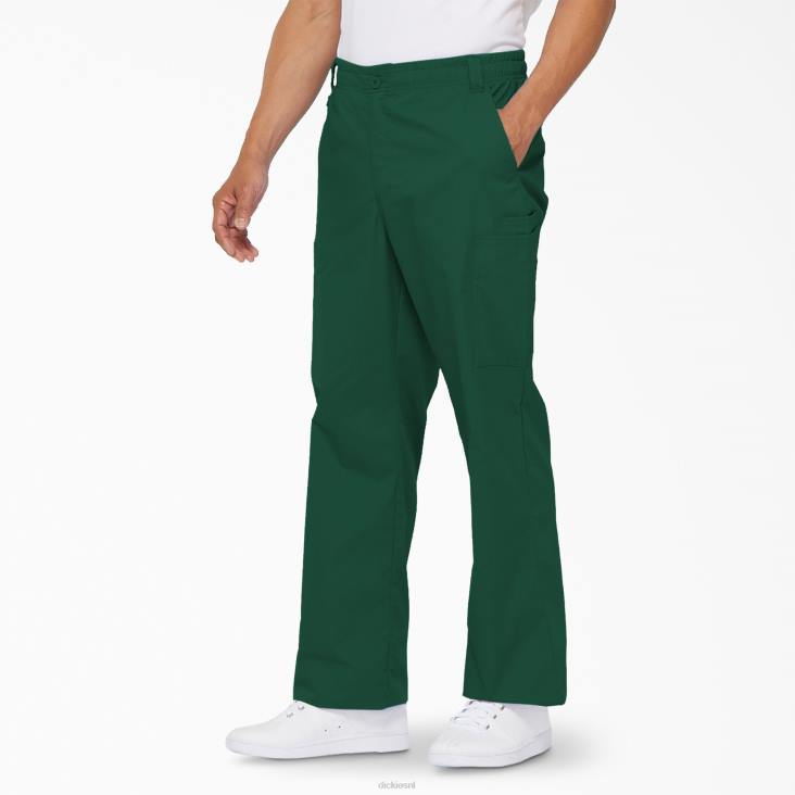 Heren Dickies eds kenmerkende cargo-scrubbroek jager groen (htr) kleding 6F0X1226