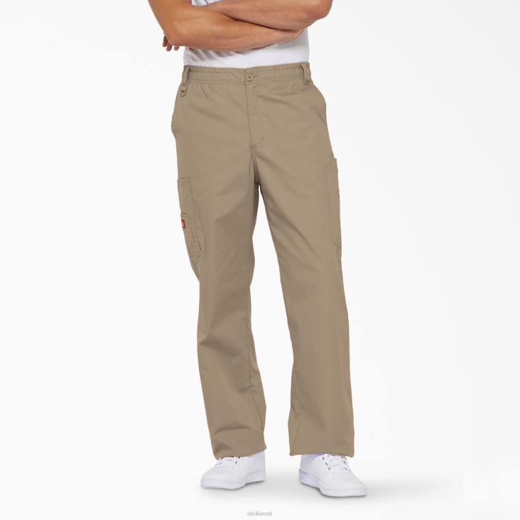 Heren Dickies eds kenmerkende cargo-scrubbroek kaki (kha) kleding 6F0X1227