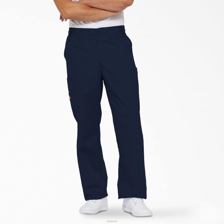Heren Dickies eds kenmerkende cargo-scrubbroek marineblauw (nvy) kleding 6F0X1228