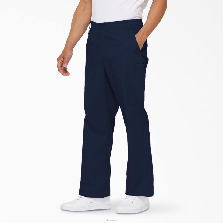 Heren Dickies eds kenmerkende cargo-scrubbroek marineblauw (nvy) kleding 6F0X1228
