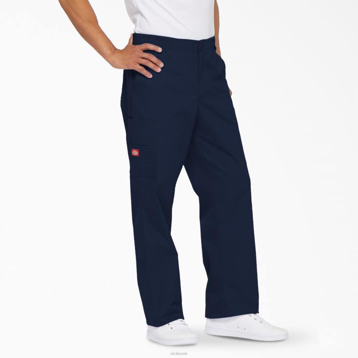 Heren Dickies eds kenmerkende cargo-scrubbroek marineblauw (nvy) kleding 6F0X1228