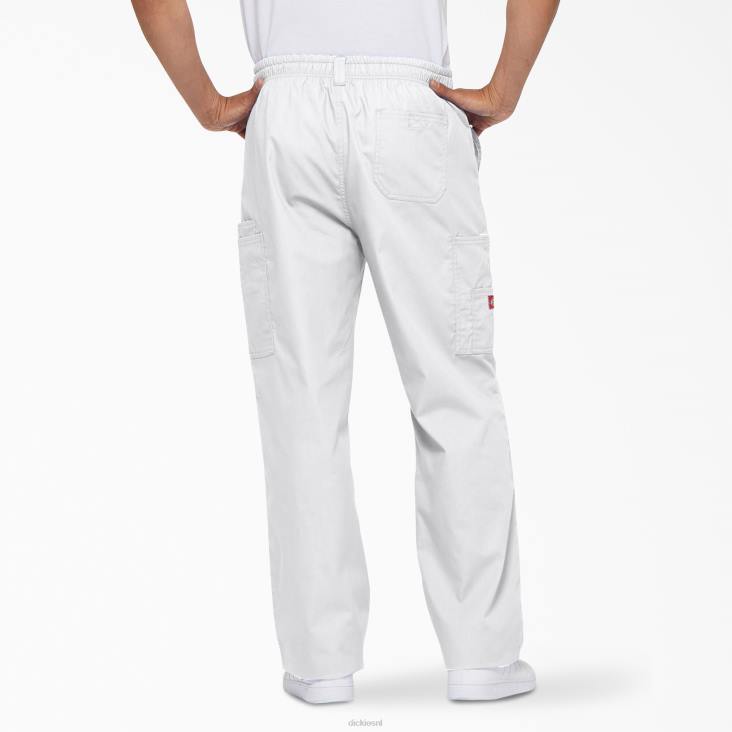 Heren Dickies eds kenmerkende cargo-scrubbroek wit (dwh) kleding 6F0X1223