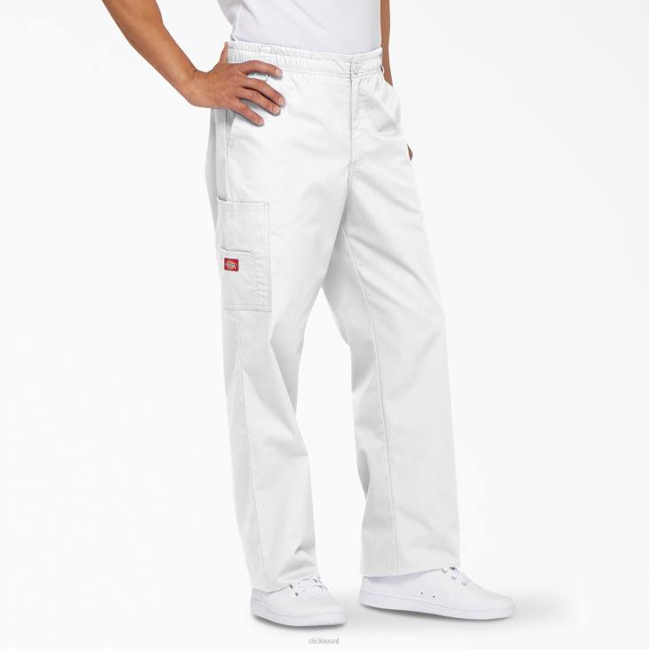 Heren Dickies eds kenmerkende cargo-scrubbroek wit (dwh) kleding 6F0X1223
