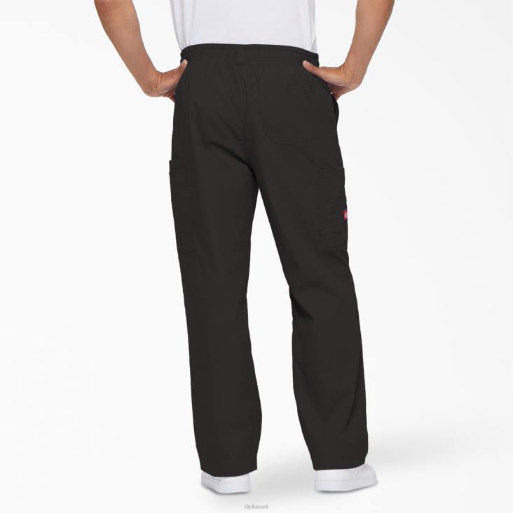 Heren Dickies eds kenmerkende cargo-scrubbroek zwart (zwart) kleding 6F0X1220