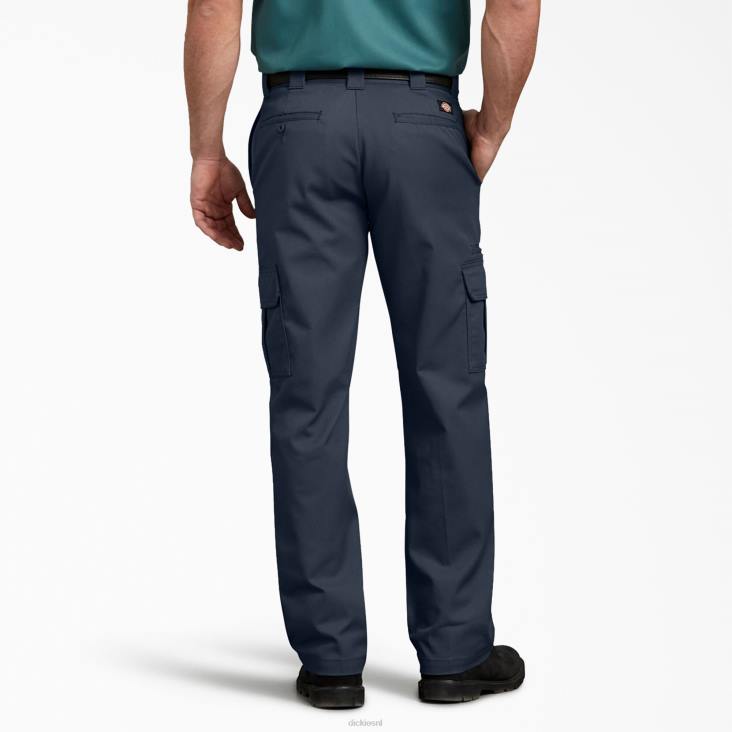 Heren Dickies flex regular fit cargobroek donker marineblauw (dn) kleding 6F0X35
