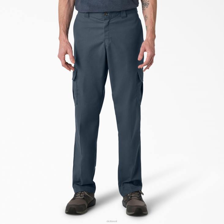 Heren Dickies flex regular fit cargobroek luchtmacht blauw (af) kleding 6F0X32