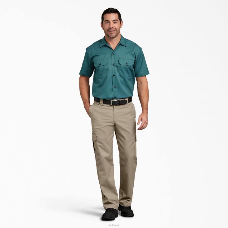 Heren Dickies flex regular fit cargobroek woestijnzand (ds) kleding 6F0X36
