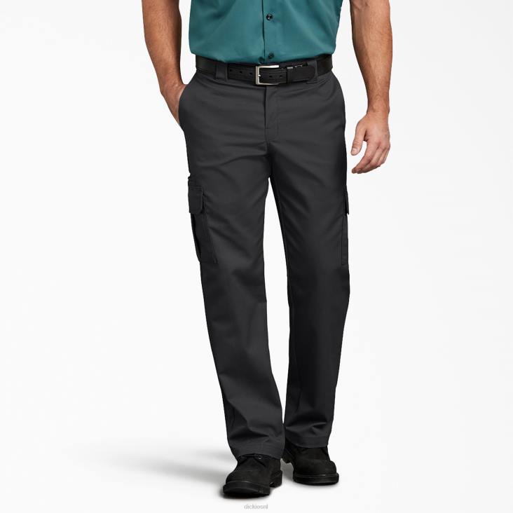 Heren Dickies flex regular fit cargobroek zwart (bk) kleding 6F0X33