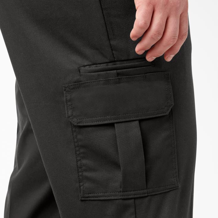 Heren Dickies flex regular fit cargobroek zwart (bk) kleding 6F0X33