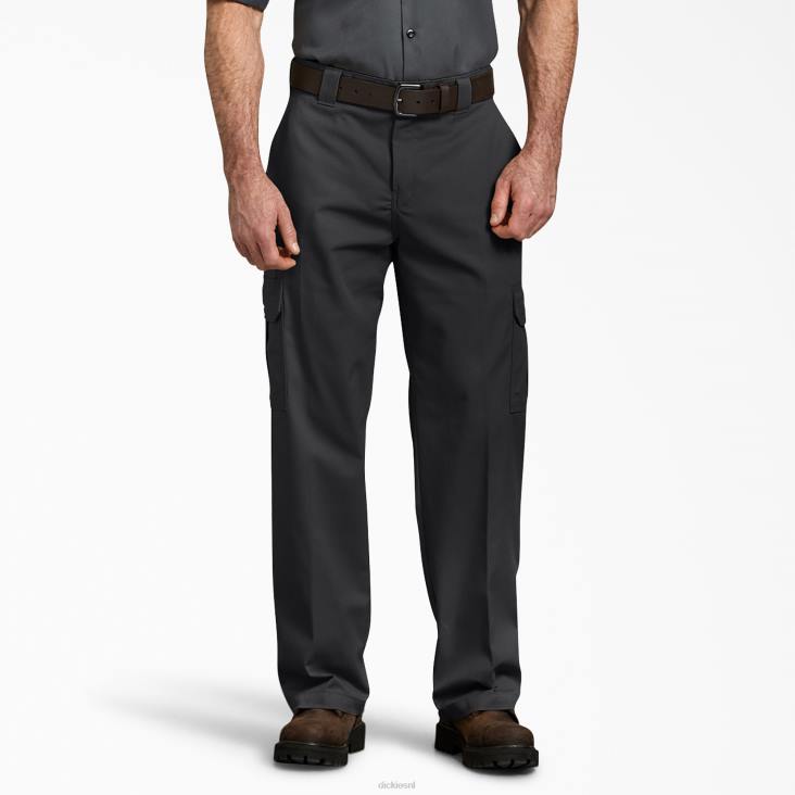 Heren Dickies flex relaxte cargobroek zwart (bk) kleding 6F0X123