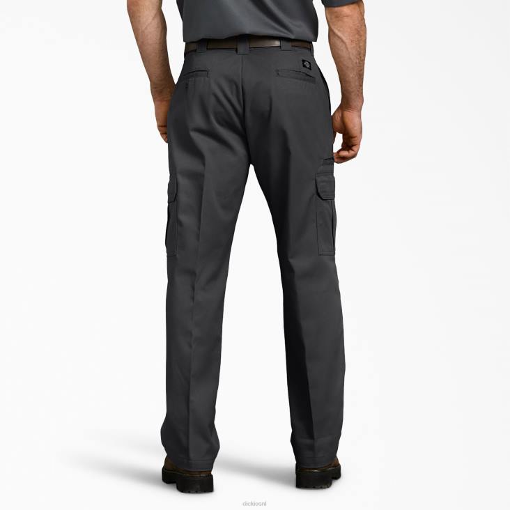 Heren Dickies flex relaxte cargobroek zwart (bk) kleding 6F0X123