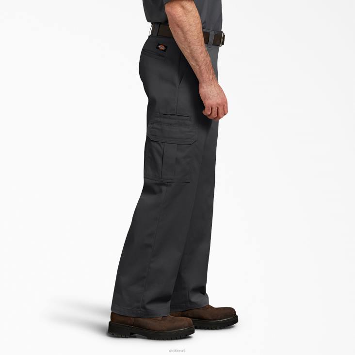 Heren Dickies flex relaxte cargobroek zwart (bk) kleding 6F0X123