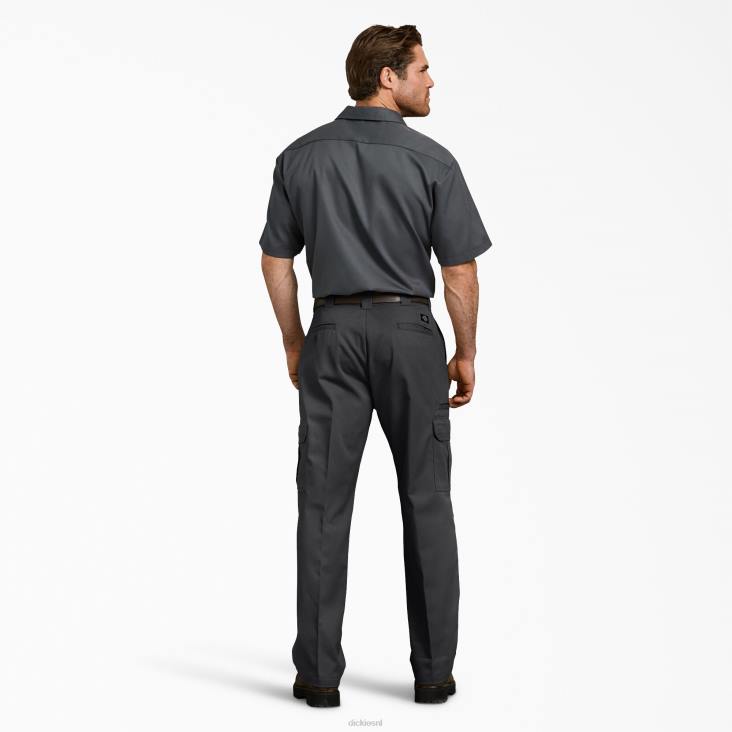 Heren Dickies flex relaxte cargobroek zwart (bk) kleding 6F0X123