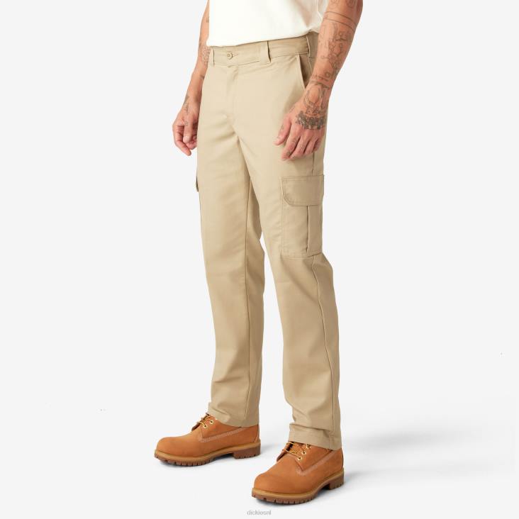 Heren Dickies slimfit cargobroek woestijnzand (ds) kleding 6F0X75