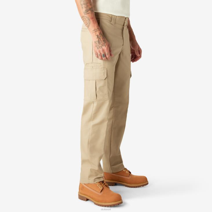 Heren Dickies slimfit cargobroek woestijnzand (ds) kleding 6F0X75