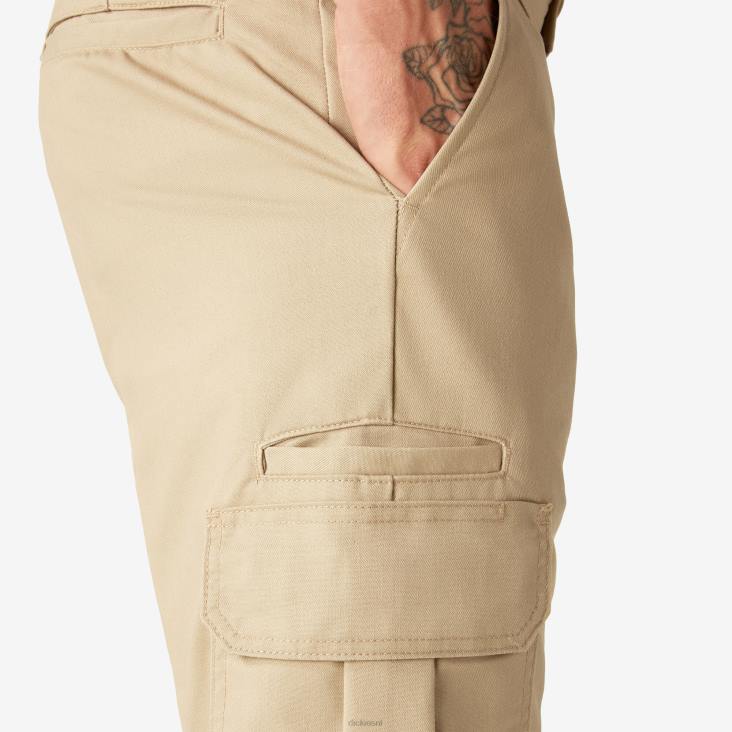 Heren Dickies slimfit cargobroek woestijnzand (ds) kleding 6F0X75