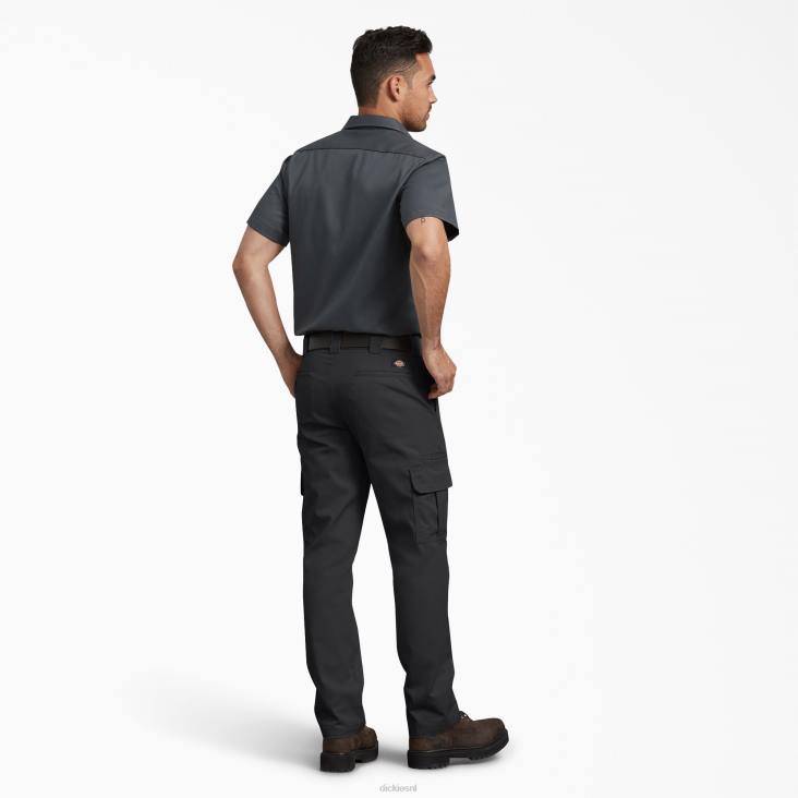 Heren Dickies slimfit cargobroek zwart (bk) kleding 6F0X73