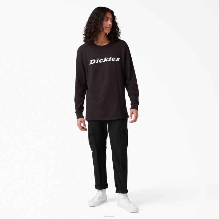 Heren Dickies slimfit cargobroek zwart (bk) kleding 6F0X73