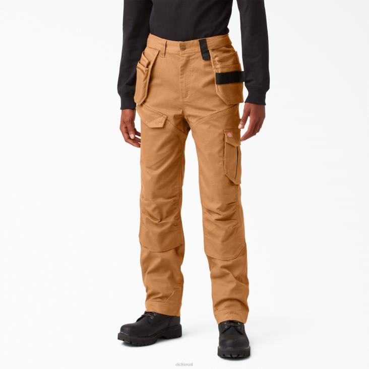 Heren Dickies temp-iq 365 tech eendenbroek gespoelde bruine eend (rbd) kleding 6F0X241