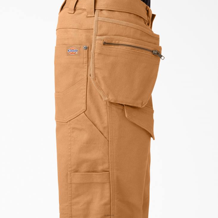 Heren Dickies temp-iq 365 tech eendenbroek gespoelde bruine eend (rbd) kleding 6F0X241