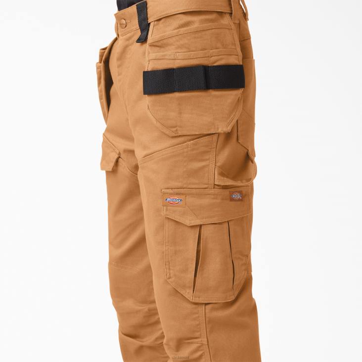 Heren Dickies temp-iq 365 tech eendenbroek gespoelde bruine eend (rbd) kleding 6F0X241