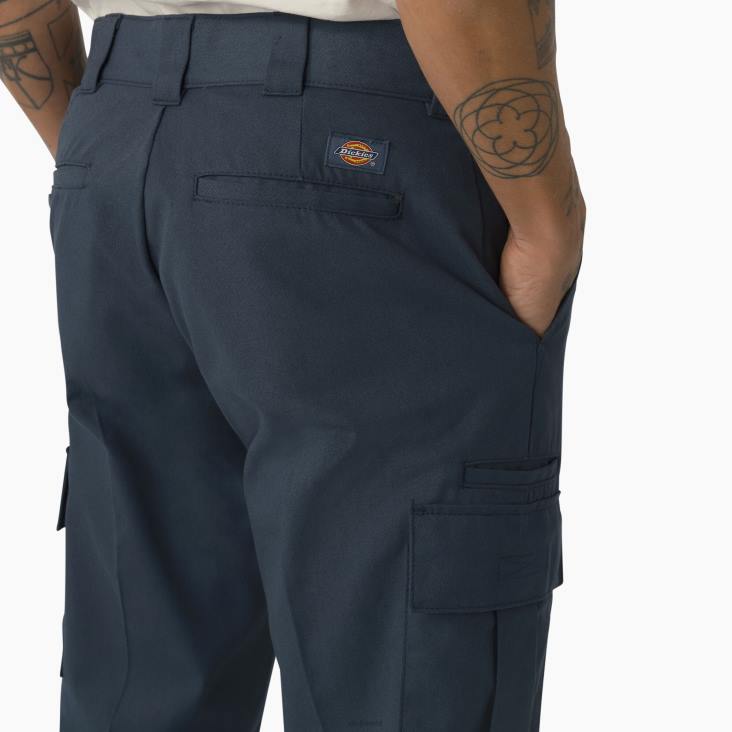 Heren Dickies twill cargobroek luchtmacht/contrasterend stiksel (csa) kleding 6F0X315