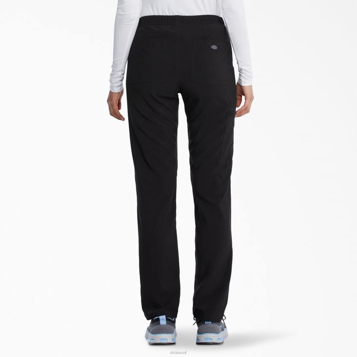 Heren Dickies unisex eds essentials scrubbroek met natuurlijke taille en taps toelopende pijpen zwart (zwart) kleding 6F0X1415