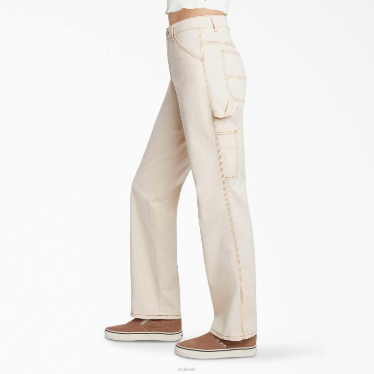 kinderen Dickies relaxte timmermansbroek voor junioren naturel beige (nt) kleding 6F0X1882