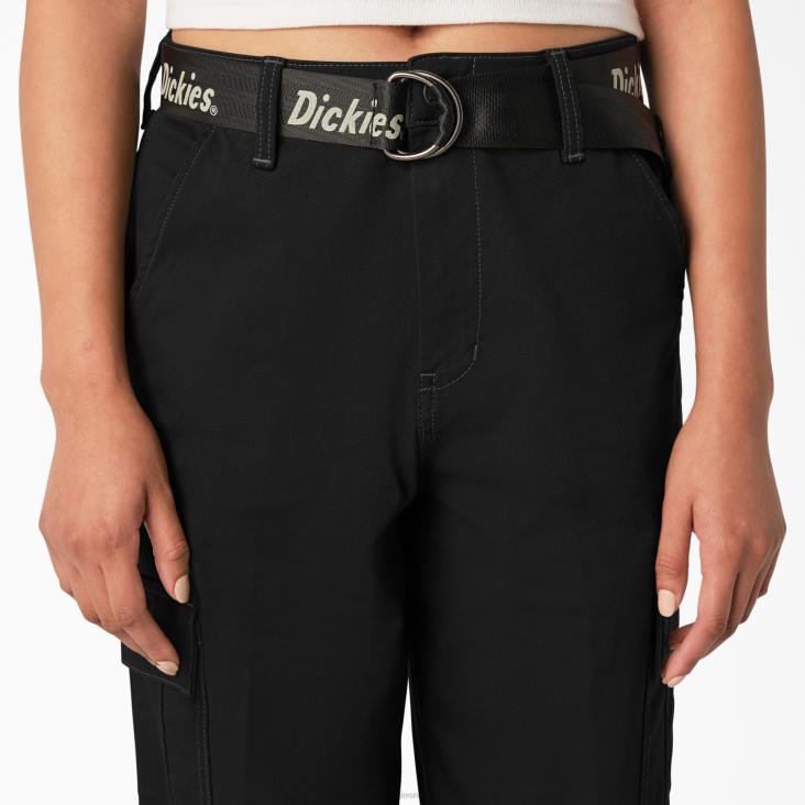 vrouwen Dickies Cropped cargobroek met contrasterend stiksel normaal kleding 6F0X1804