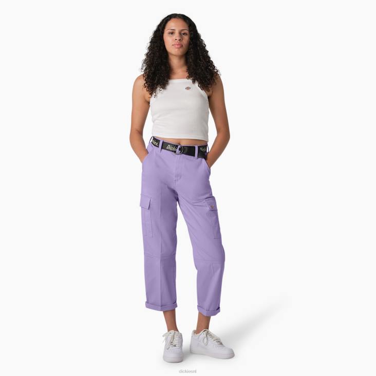 vrouwen Dickies Cropped cargobroek met contrasterend stiksel normaal kleding 6F0X1806