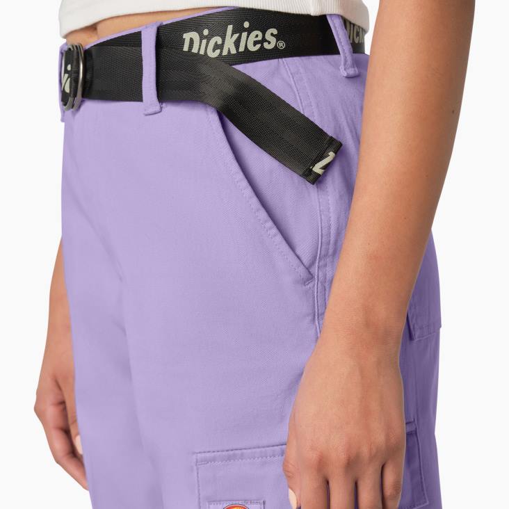 vrouwen Dickies Cropped cargobroek met contrasterend stiksel normaal kleding 6F0X1806