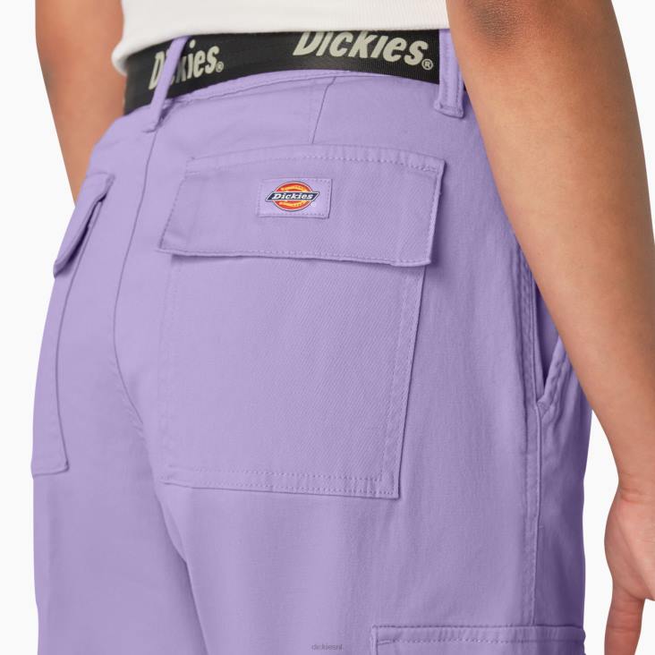 vrouwen Dickies Cropped cargobroek met contrasterend stiksel normaal kleding 6F0X1806
