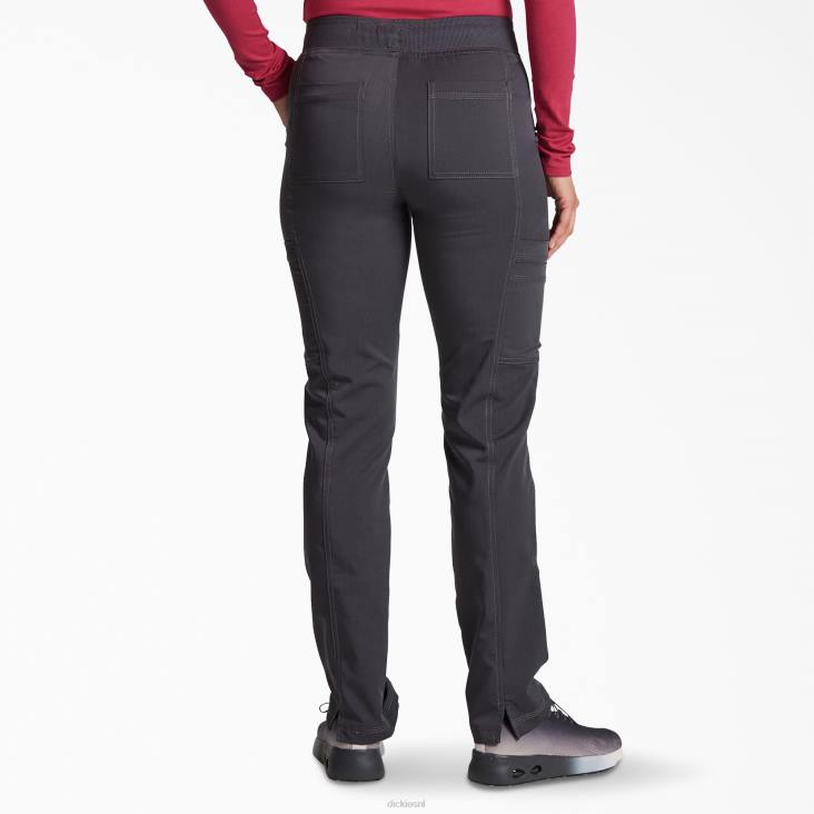 vrouwen Dickies balance tapered leg cargo scrubbroek tin grijs (bank) kleding 6F0X2559