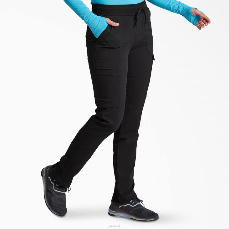 vrouwen Dickies balance tapered leg cargo scrubbroek zwart (zwart) kleding 6F0X2557