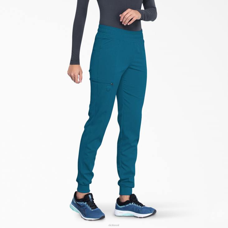 vrouwen Dickies balans jogger scrub broek caribisch blauw (crb) kleding 6F0X2484